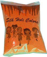 silk holi colors product pouch